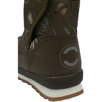 MIKK-LINE Vatterede Vinterstøvler Burn Olive