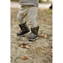 MIKK-LINE Vatterede Vinterstøvler Burn Olive