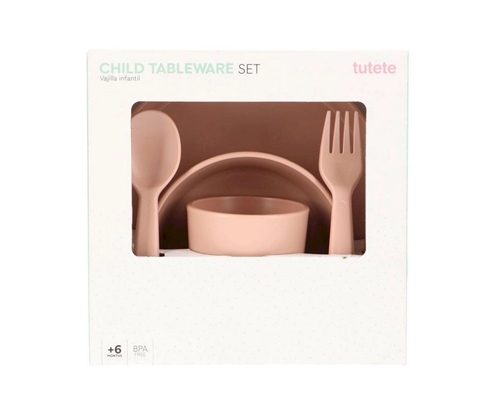 TUTETE Børneservice Sæt Rosa
