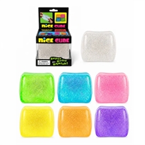 SQUISHY Glitter Cube