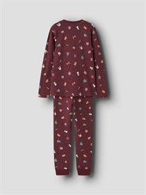 NAME IT Jule Natsæt Vismas Burgundy