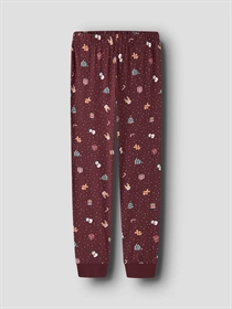 NAME IT Jule Natsæt Vismas Burgundy