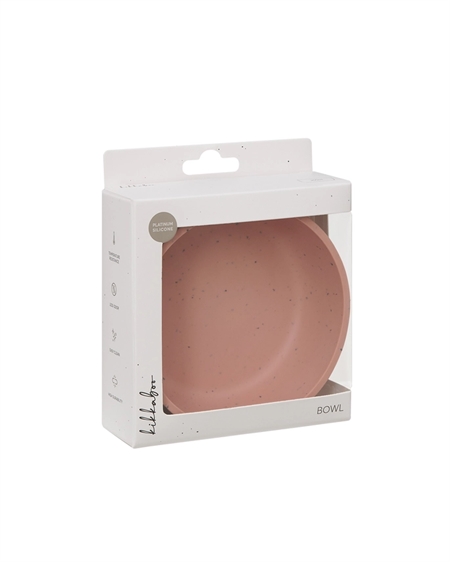 KIKKABOO Silikone Skål Rosa