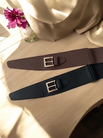 ELINE L\'ATELIER Bredt Taljebælte Brun