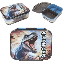 DINO WORLD Madkasse Grå/Blå