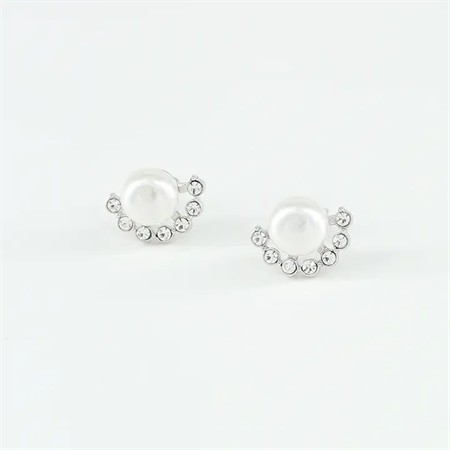 ELINE L'ATELIER Vandfaste Perle Øreringe Sølv