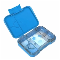 MUM MADE YUM Bento Madkasse Medium Glitrende Blå Fodbold