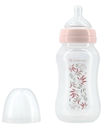 KIKKABOO Sutteflaske  Pink Tropical Leaves