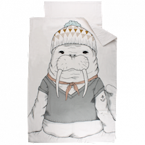 EN FANT Sengetøj Med Hvalros Baby