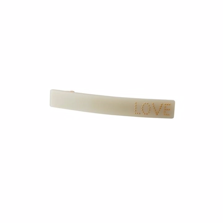 DESIGN LETTERS Hårspænde Love Bird Light Grey