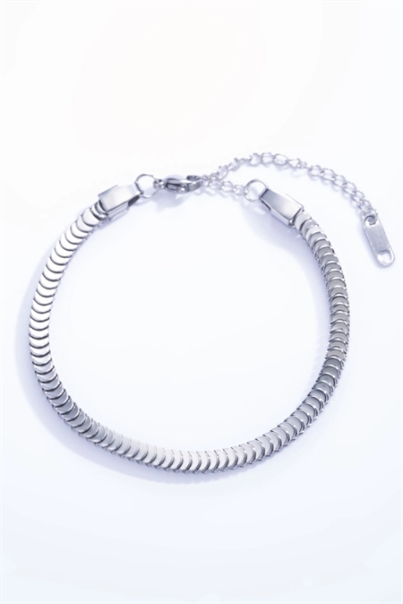 ELINE L'ATELIER Snake Armbånd Sølv