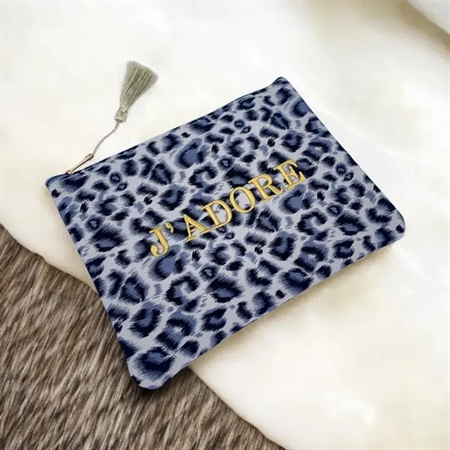 ELINE L'ATELIER Make Up Taske J'adore Grå Leo