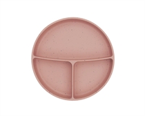 KIKKABOO Tallerken Med 3 Rum Rosa