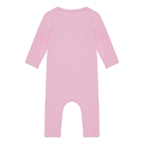 BIRKHOLM Rib Heldragt Baby Lyserød