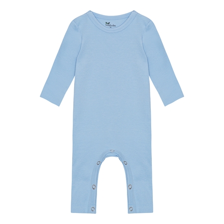 BIRKHOLM Rib Heldragt Baby Blå