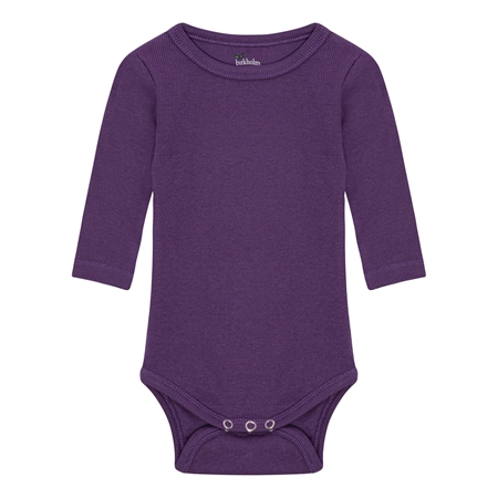 Birkholm Langærmet Rib Body - Vindrue Lilla