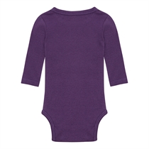 BIRKHOLM Langærmet Rib Body Vindrue Lilla