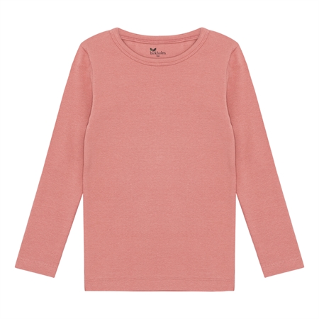 BIRKHOLM Rib Bluse Falmet Rosa