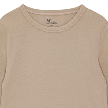 BIRKHOLM Rib Bluse Kashmir Brun