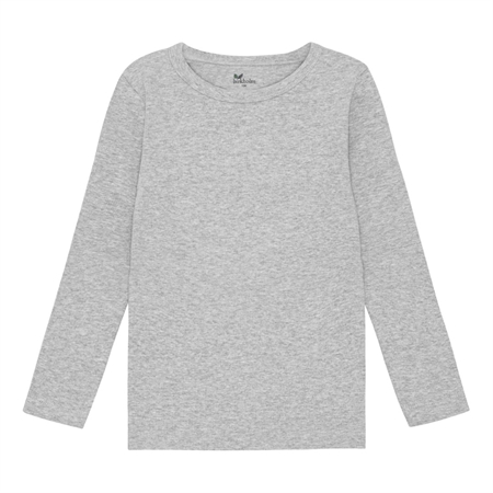Birkholm Rib Bluse - Meleret Grå