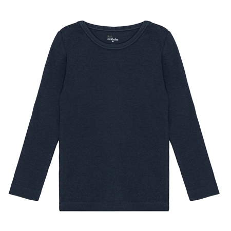 Billede af BIRKHOLM Rib Bluse Navy Blå