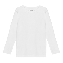 BIRKHOLM Rib Bluse Perfekt Hvid