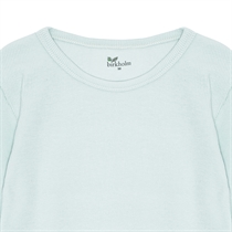 BIRKHOLM Rib Bluse Pastel Blå