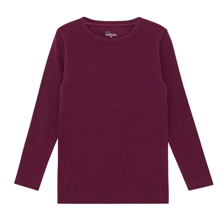 Birkholm Rib Bluse - Blomme Lilla