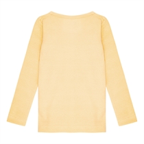 BIRKHOLM Rib Bluse Solskins Gul