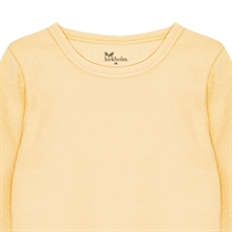 BIRKHOLM Rib Bluse Solskins Gul