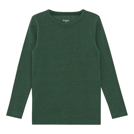 Birkholm Rib Bluse - Platan Grøn