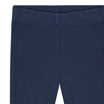 BIRKHOLM Rib Leggings Navy Blå