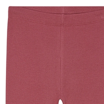 BIRKHOLM Rib Leggings Rabarber Rosa