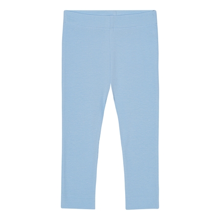 BIRKHOLM Rib Leggings Baby Blå