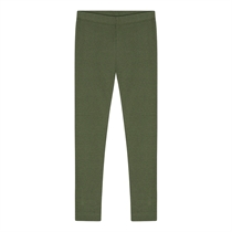BIRKHOLM Rib Leggings Army Grøn