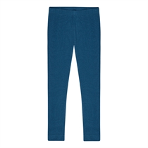 BIRKHOLM Rib Leggings Poseidon Blå