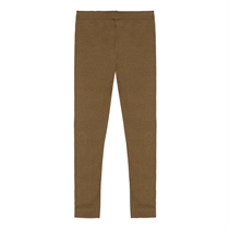 BIRKHOLM Rib Leggings Teak Brun