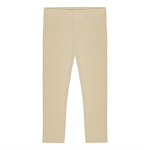 BIRKHOLM Rib Leggings Vanilje Beige