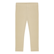 BIRKHOLM Rib Leggings Vanilje Beige