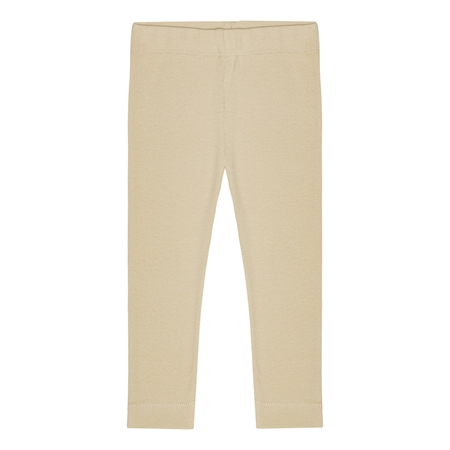 Birkholm Rib Leggings - Vanilje Beige
