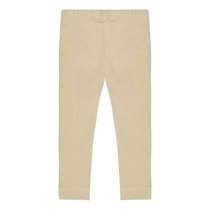 BIRKHOLM Rib Leggings Vanilje Beige