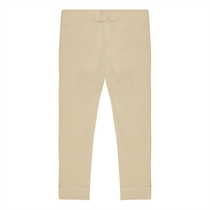 BIRKHOLM Rib Leggings Vanilje Beige