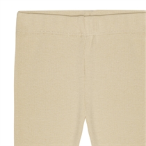 BIRKHOLM Rib Leggings Vanilje Beige