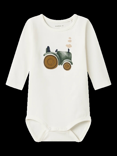 NAME IT Langærmet Body Life Cloud Dancer