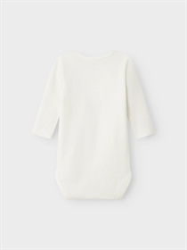 NAME IT Langærmet Body Life Cloud Dancer 