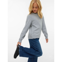 VERO MODA GIRL Bluse Doffy Light Grey Melange