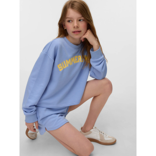 VERO MODA GIRL Sweatshirt Linsey Brunnera Blue