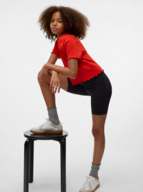 VERO MODA GIRL Sømløse Cykelshorts Holly Black