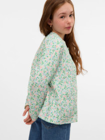 VERO MODA GIRL Quiltet Jakke Ditsy Cloud Dancer Ditsy