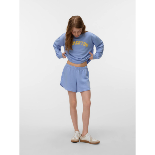 VERO MODA GIRL Sweat Shorts Linsey Brunnera Blue